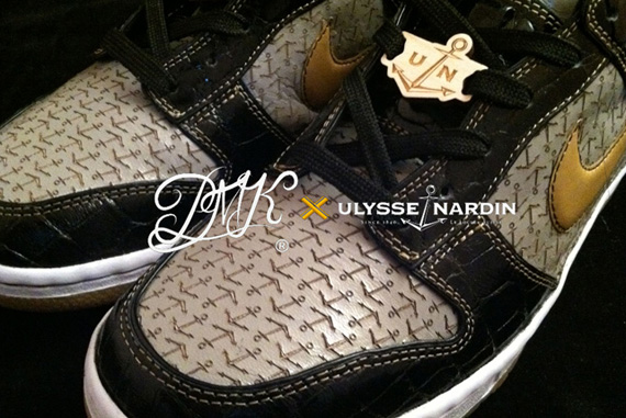 Nike Dunk Low 'Ulysse Nardin' Customs By Pimp My Kicks