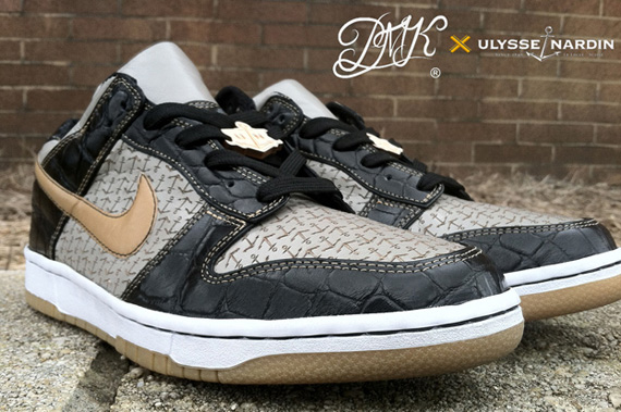 nike dunk low ulysse nardin customs 4