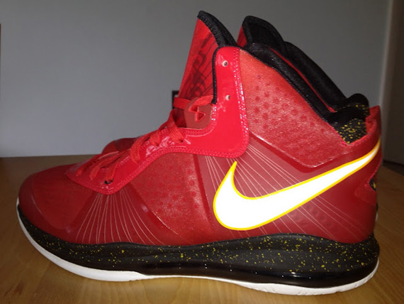 Nike Lebron 8 V2 Miami Heat Alternate Pe 1