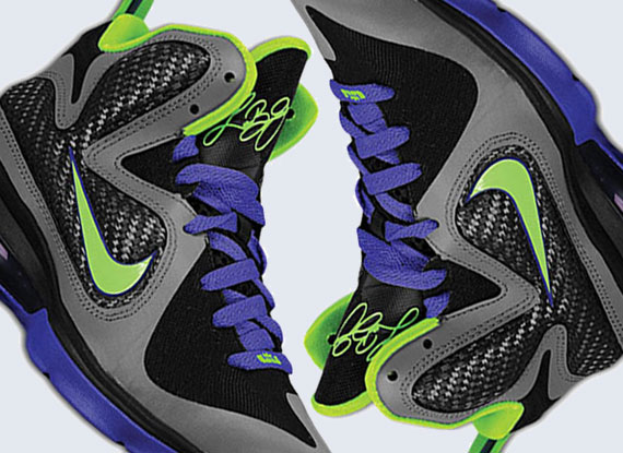 Nike LeBron 9 GS – Grey – Volt – Purple | Available