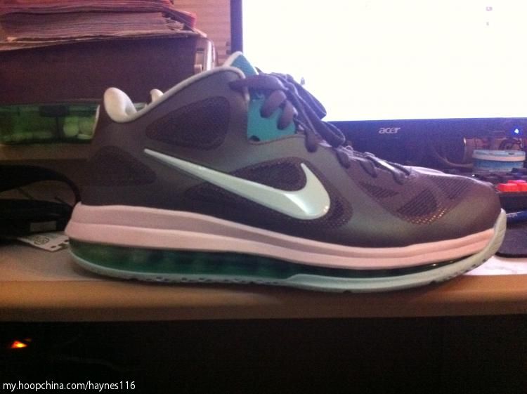 Nike Lebron 9 Low Mint Candy Cool Grey New Green 01
