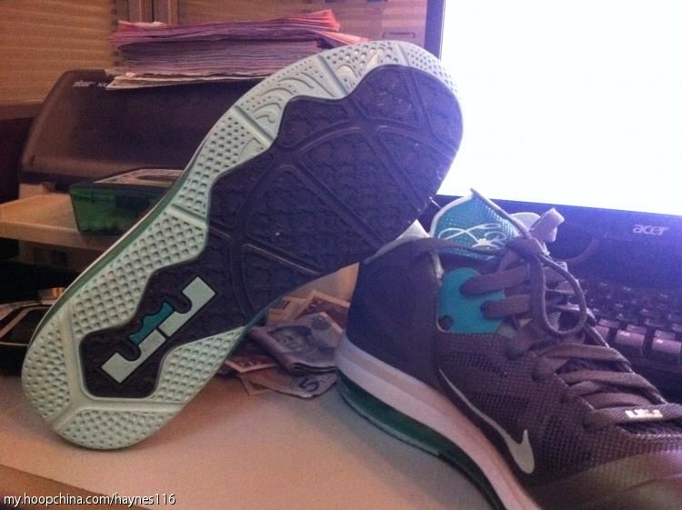 Nike Lebron 9 Low Mint Candy Cool Grey New Green 07