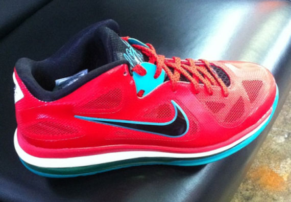 Nike LeBron 9 Low - Red - Teal - Black