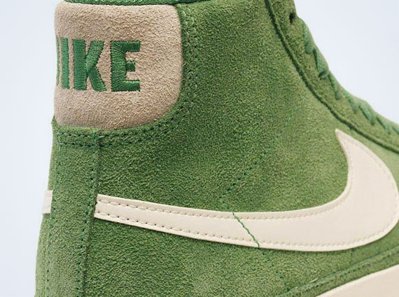 Nike Wmns Blazer Suede Lush Green 1