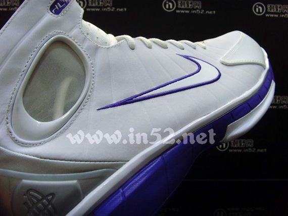 Nike Zoom Huarache 2k4 White Purple In52 5