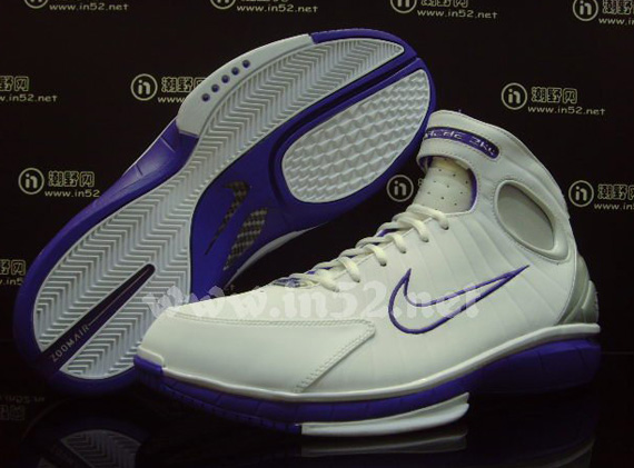 Nike Zoom Huarache 2k4 White Purple In52 6