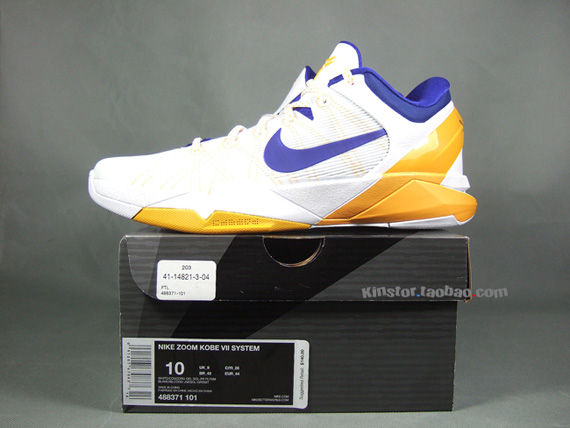 Nike Zoom Kobe Vii Lakers Home 5