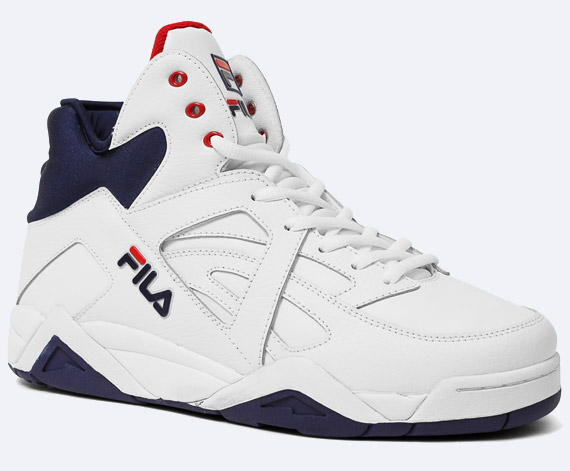 The Cage By Fila White Peacoat Red 2