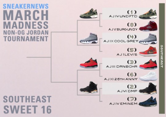 Sneaker News March Madness Non-OG Air Jordan Tournament – Sweet 16 Voting | Southeast