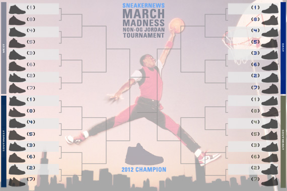 Sneaker News March Madness Non-OG Air Jordan Tournament - Play-In Round Winners Announced