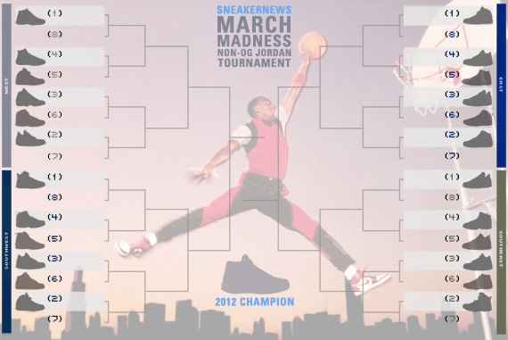 Sneaker News March Madness Non-OG Air Jordan Tournament - Play-In Round