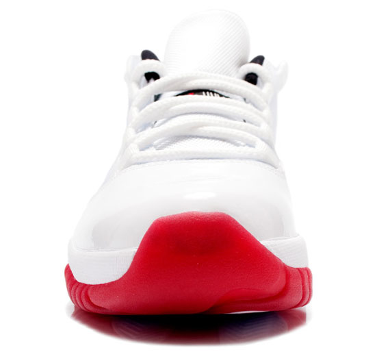Air Jordan 11 Low White Varsity Red New Images 5