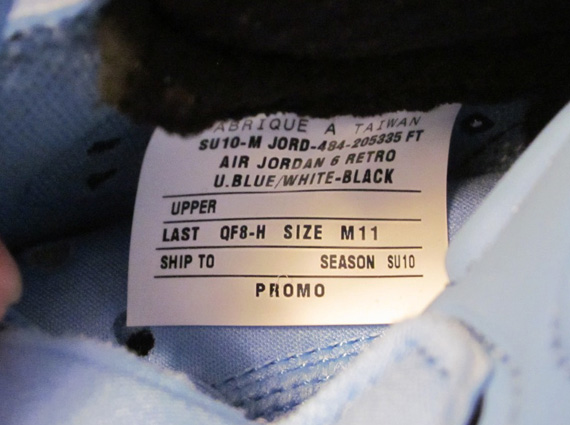 Air Jordan VI 'Pantone' Sample - Available on eBay - SneakerNews.com