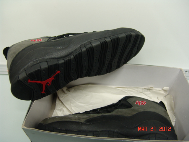 Air Jordan X Shadow Og Autographed 45 Sample 08