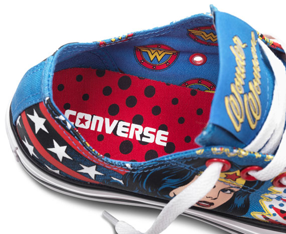 Converse Chuck Taylor / DC Comics LoTop Wonder Woman Sneaker, 2012, like new