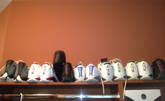 Devin Hesters Air Jordan Collection 10