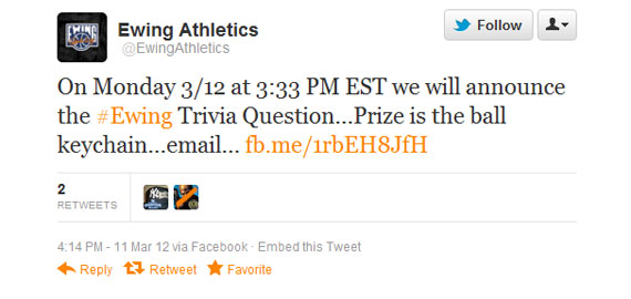 Ewing Athletics Trivia