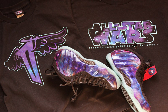 Galaxy Foamposite-Inspired T-Shirts By 