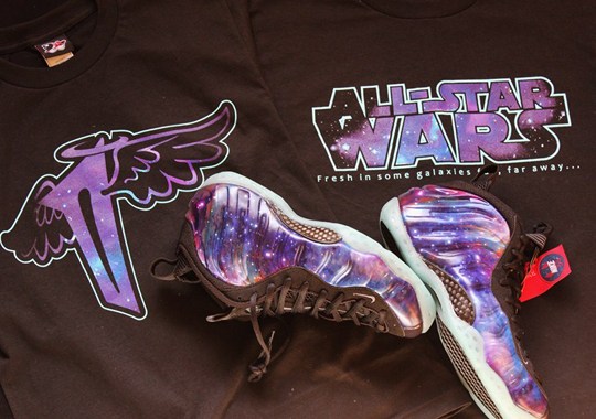 Galaxy Foamposite-Inspired T-Shirts By The Freshnes