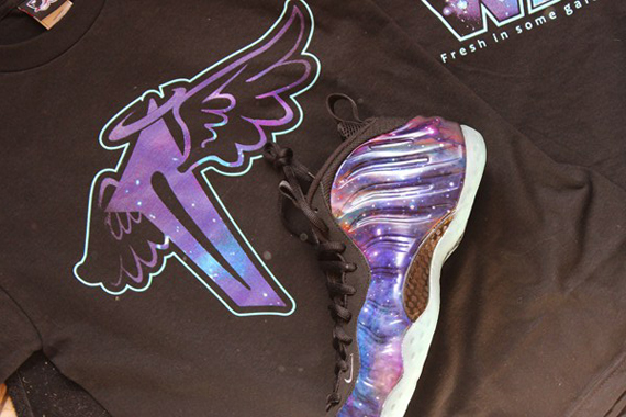 Galaxy Foamposite-Inspired T-Shirts By The Freshnes 