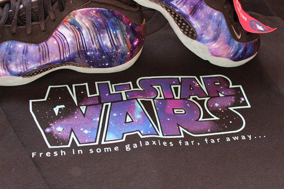 Galaxy Foamposite-Inspired T-Shirts By The Freshnes 