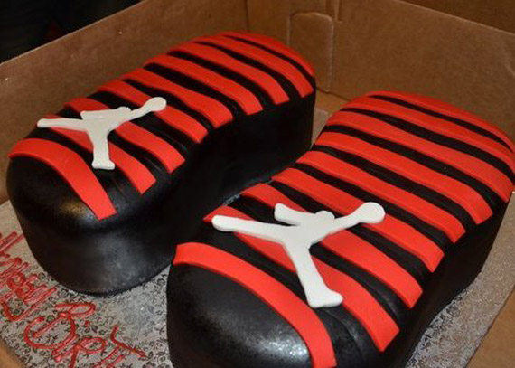 Michael Jordan's Birthday Cake Looked Like One of His Iconic Sneakers |  Complex