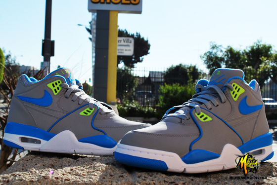 Nike Air Flight 89 Stealth Neptune Blue Action Green 4