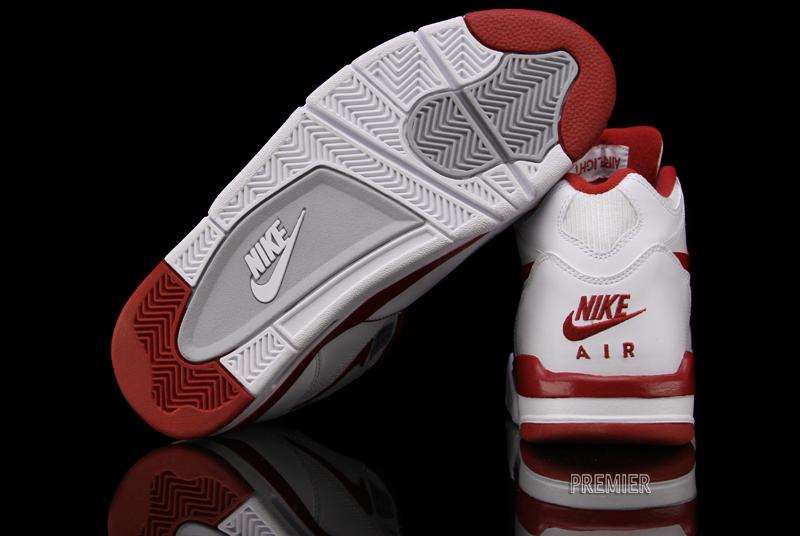 Nike Air Flight 89 White Varsity Red Wolf Grey 3