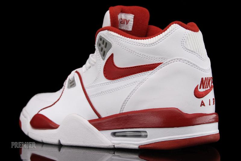 Nike Air Flight 89 White Varsity Red Wolf Grey 5