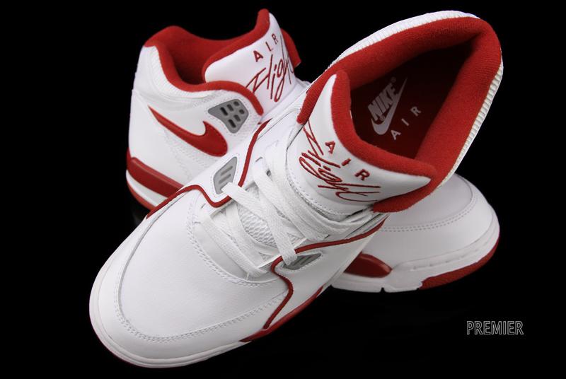 Nike Air Flight 89 White Varsity Red Wolf Grey 6