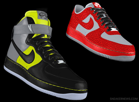 Nike Air Force 1 iD – New March 2012 Options | Available
