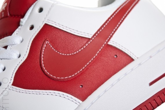 Nike Air Force 1 Low – White – Varsity Red