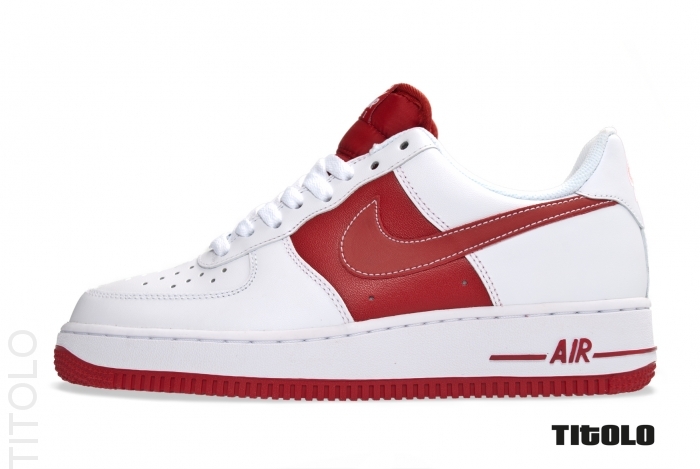 Nike Air Force 1 Low White Varsity Red 2