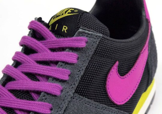 nike air lava dome black pink yellow