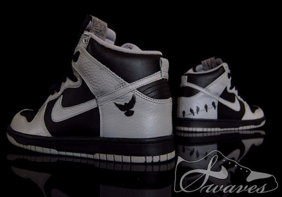 Nike Dunk High ‘Birds on a Wire’ Custom by Swaves