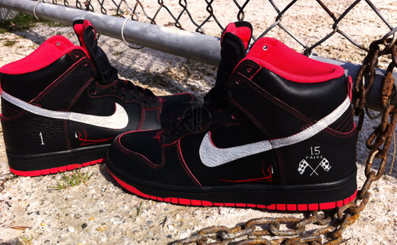 Nike Dunk High Hot Rod Customs By Rom 2