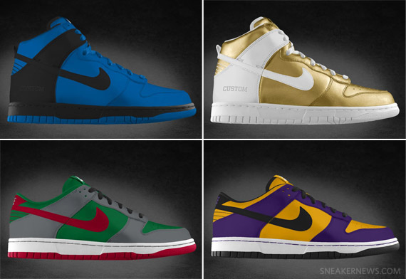 Nike Dunk iD ‘Be True’ Options – March 2012