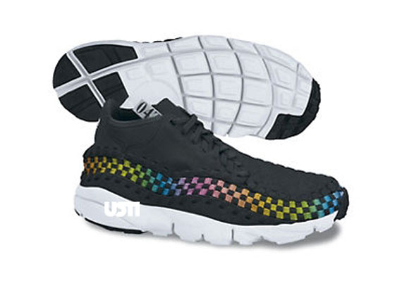 Nike Footscape Woven Chukka Motion Rainbow Black