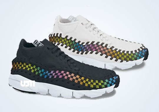 nike footscape woven chukka motion rainbow pack