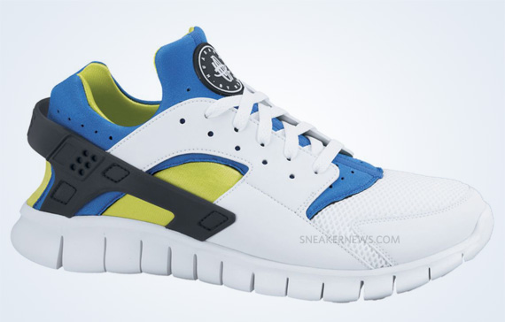 Nike Huarache Free Run White Soar Cyber Nikestore 2