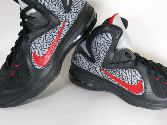 Nike Lebron 9 Black Cement Customs By Emannuelabor 3