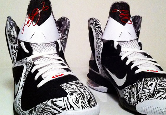 Nike LeBron 9 'Freegums All-Over' Customs by ROM ...