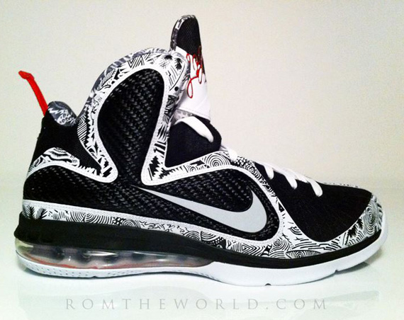 Nike Lebron 9 Freegums All Over Customs By Rom 2