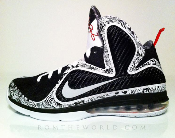 Nike Lebron 9 Freegums All Over Customs By Rom 3