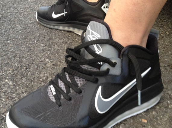 Nike LeBron 9 Low – Black – Cool Grey | On Feet Images