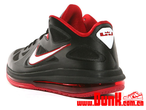 Nike Lebron 9 Low Black White Sport Red 4