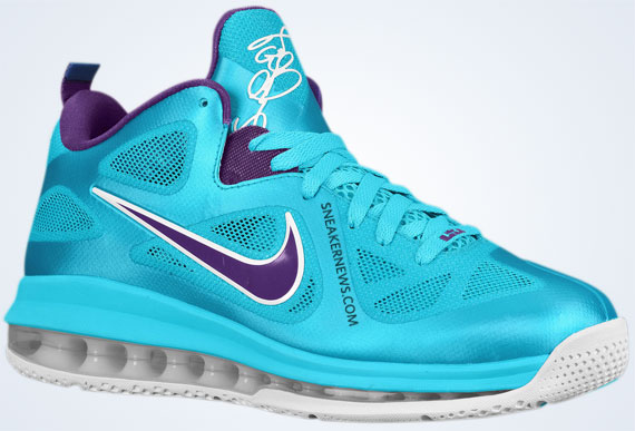 Nike Lebron 9 Low Turquoise Blue Court Purple 2