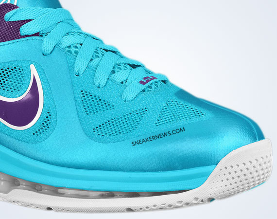 Nike Lebron 9 Low Turquoise Blue Court Purple 3