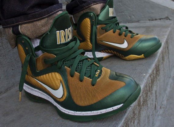 Nike Lebron 9 Svsm Away On Feet 1