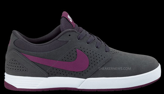 Nike Paul Rodriguez 6 Anthracite Mulberry Black White